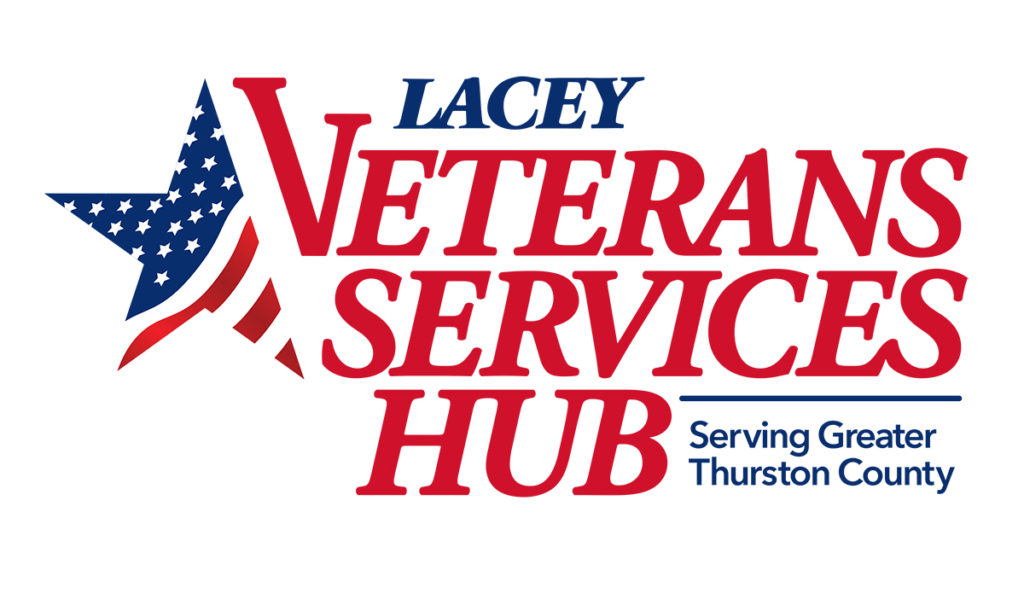 City of Lacey Public Affairs Veterans Hub Logo Lacey, WA