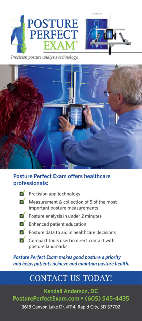 Posture Perfect Exam Sales Card
