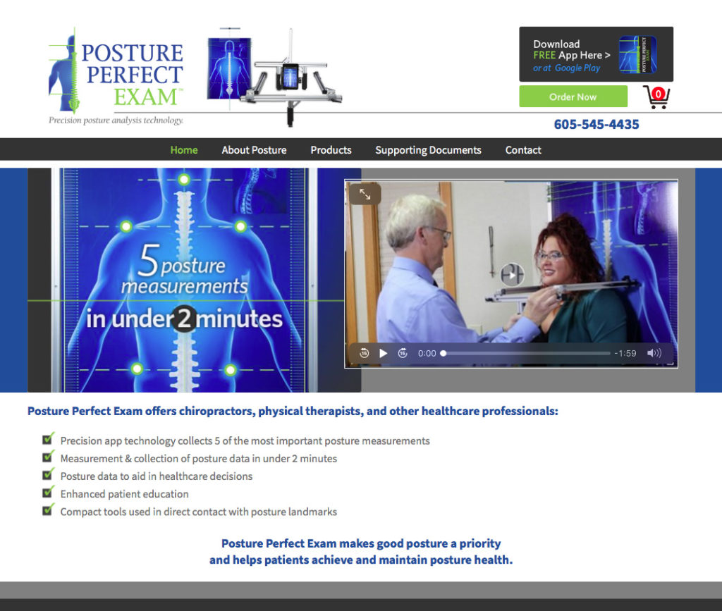 Posture Perfect Exam Website